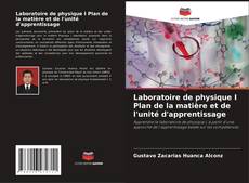 Buchcover von Laboratoire de physique I Plan de la matière et de l'unité d'apprentissage