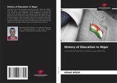Buchcover von History of Education in Niger