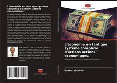 L'économie en tant que système complexe d'actions actions économiques kitap kapağı