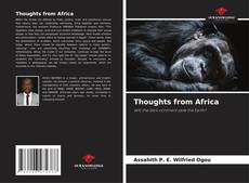 Copertina di Thoughts from Africa