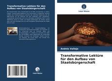 Обложка Transformative Lektüre für den Aufbau von Staatsbürgerschaft