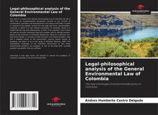 Capa do livro de Legal-philosophical analysis of the General Environmental Law of Colombia 