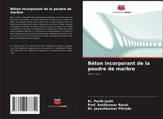 Capa do livro de Béton incorporant de la poudre de marbre 