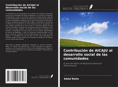 Portada del libro de Contribución de AICAJU al desarrollo social de las comunidades