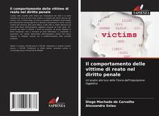 Capa do livro de Il comportamento delle vittime di reato nel diritto penale 