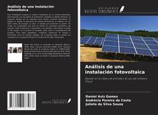 Capa do livro de Análisis de una instalación fotovoltaica 
