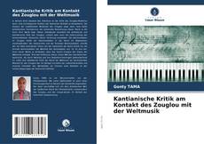 Portada del libro de Kantianische Kritik am Kontakt des Zouglou mit der Weltmusik
