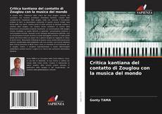Buchcover von Critica kantiana del contatto di Zouglou con la musica del mondo