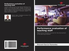 Portada del libro de Performance evaluation of teaching staff