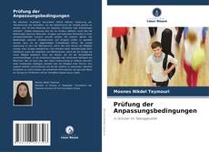 Prüfung der Anpassungsbedingungen kitap kapağı