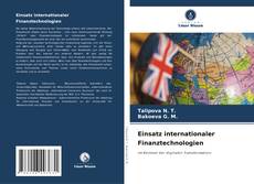 Couverture de Einsatz internationaler Finanztechnologien