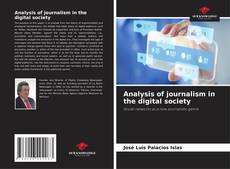 Capa do livro de Analysis of journalism in the digital society 