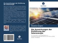 Die Auswirkungen der Einführung der Solarenergie kitap kapağı