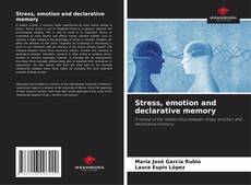 Capa do livro de Stress, emotion and declarative memory 