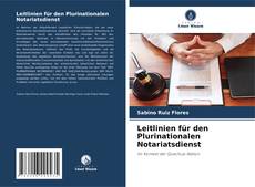 Leitlinien für den Plurinationalen Notariatsdienst kitap kapağı