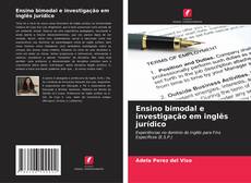 Copertina di Ensino bimodal e investigação em inglês jurídico