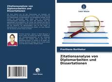Обложка Zitationsanalyse von Diplomarbeiten und Dissertationen