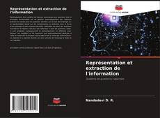 Capa do livro de Représentation et extraction de l'information 