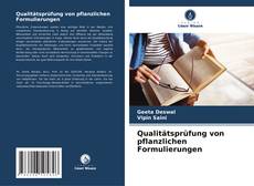Bookcover of Qualitätsprüfung von pflanzlichen Formulierungen