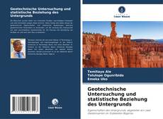Geotechnische Untersuchung und statistische Beziehung des Untergrunds kitap kapağı