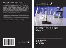 Buchcover von Concepto de biología simple