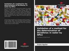 Capa do livro de Validation of a method for the determination of Diclofenac in water by HPLC 