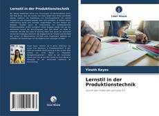 Capa do livro de Lernstil in der Produktionstechnik 