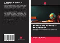 Buchcover von As modernas tecnologias da informação