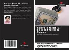 Buchcover von Failure to Report IEP Sales and Access to Finance