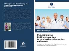 Buchcover von Strategien zur Optimierung des Organisationsklimas des Personals