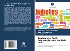 Buchcover von Analyse des FokI-Polymorphismus im VDR-Gen