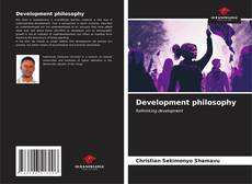 Buchcover von Development philosophy
