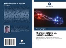 Capa do livro de Phänomenologie vs. logische Analyse 
