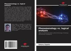 Phenomenology vs. logical analysis kitap kapağı