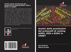 Capa do livro de Analisi delle prestazioni dei protocolli di routing AODV, DSR e DSDV in VANET 