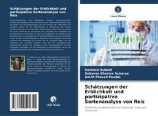 Capa do livro de Schätzungen der Erblichkeit und partizipative Sortenanalyse von Reis 