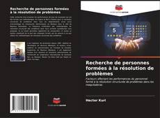 Buchcover von Recherche de personnes formées à la résolution de problèmes