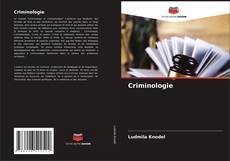 Criminologie kitap kapağı