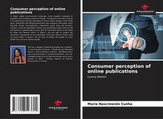 Buchcover von Consumer perception of online publications
