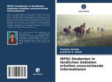 Bookcover of MPSC-Studenten in ländlichen Gebieten erhalten unzureichende Informationen