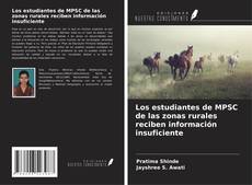 Buchcover von Los estudiantes de MPSC de las zonas rurales reciben información insuficiente