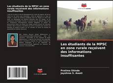 Buchcover von Les étudiants de la MPSC en zone rurale reçoivent des informations insuffisantes