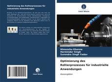 Portada del libro de Optimierung des Rollierprozesses für industrielle Anwendungen