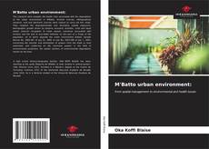 Bookcover of M'Batto urban environment: