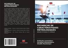 Buchcover von RECHERCHE DE CARACTÉRISTIQUES MÉTROLOGIQUES