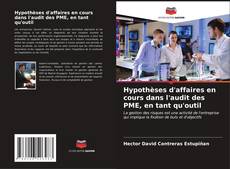 Buchcover von Hypothèses d'affaires en cours dans l'audit des PME, en tant qu'outil