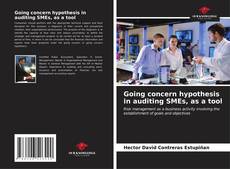Capa do livro de Going concern hypothesis in auditing SMEs, as a tool 