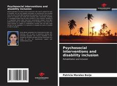 Capa do livro de Psychosocial interventions and disability inclusion 
