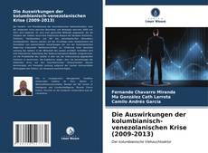 Capa do livro de Die Auswirkungen der kolumbianisch-venezolanischen Krise (2009-2013) 