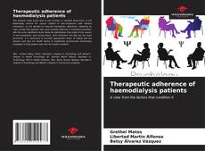 Capa do livro de Therapeutic adherence of haemodialysis patients 